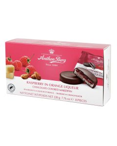 Anthon Berg - Raspberry In Orange Liqueur Marzipan & Dark Chocolate - 12 x 220g
