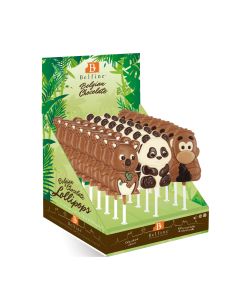 Belfine - Wild Animal Lollipops - 24 x 25g