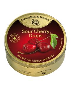 Cavendish & Harvey - Sour Cherry Drops - 9 x 200g