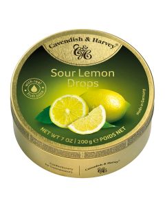 Cavendish & Harvey - Sour Lemon Drops - 9 x 200g