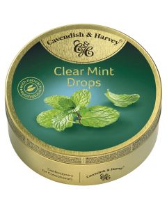 Cavendish & Harvey - Clear Mint Drops - 9 x 200g