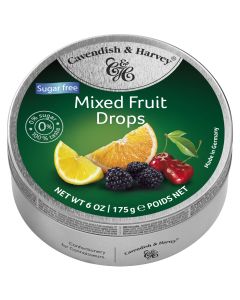 Cavendish & Harvey - Sugar Free Mixed Fruit Drops - 9 x 175g