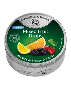 Cavendish & Harvey - Sugar Free Mixed Fruit Drops - 9 x 175g