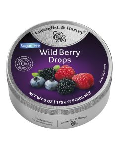 Cavendish & Harvey - Sugar Free Wild Berry Drops - 9 x 175g