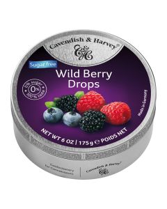 Cavendish & Harvey - Sugar Free Wild Berry Drops - 9 x 175g