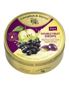 Cavendish & Harvey - Blackcurrant & Apple Double Fruit Drops - 9 x 175g