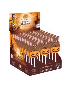 Belfine - Bat Victor Chocolate Lollipops - 24 x 25g