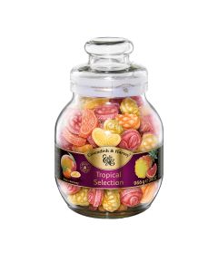 Cavendish & Harvey - Tropical Drops Glass Jar - 6 x 966g