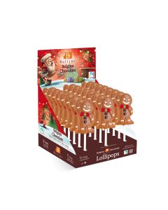 Belfine - Fairtrade Mister Ginger Lollipops - 24 x 25g