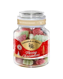 Cavendish & Harvey - Apple & Plum Small Glass Jar - 13 x 300g