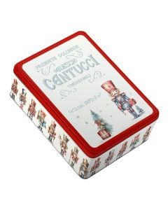 Gadeschi - Red Nutcracker Tin with Cantucci - 12 x 200g