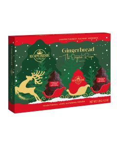 Kopernik - Chocolate Covered Gingerbread Christmas Trees - 14 x 128g