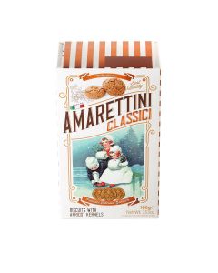 Gadeschi - Classic Amarettini Biscuits in Winter Scene Box - 18 x 100g