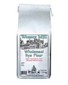 Wessex Mill - Wholemeal Rye Flour - 5 x 1.5kg