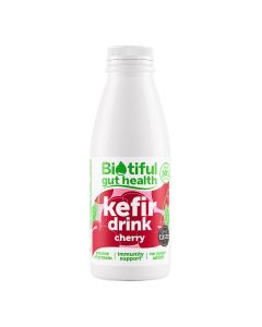 Biotiful Gut Health - Kefir Cherry Drink - 6 x 500ml (Min 12 DSL)