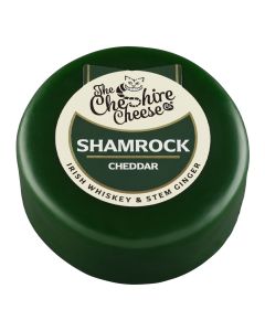 Cheshire Cheese - Shamrock, Irish Whiskey & Ginger Cheddar - 6 x 200g (Min 30 DSL)