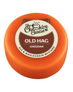 Cheshire Cheese - Old Hag Ale & Mustard Cheddar - 6 x 200g (Min 30 DSL)