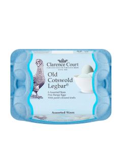 Clarence Court  - Old Cotswold Legbar Assorted Eggs - 16 x 6  (Min 16 DSL)
