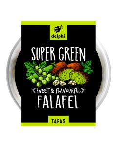 Delphi Foods - Super Green Pea Falafels - 6 x 110g (Min 16 DSL)