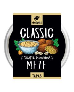 Delphi Foods - Meze Falafels with Houmous - 6 x 185g (Min 16 DSL)