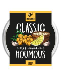 Delphi Foods - Classic Houmous - 6 x 170g (Min 12 DSL)