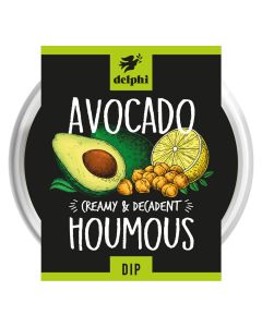 Delphi Foods - Avocado Houmous - 6 x 150g (Min 12 DSL)