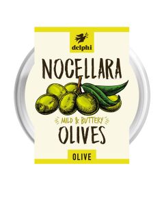 Delphi Foods  - Nocellara Olives  - 6 x 160g (Min 30 DSL)
