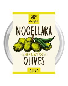 Delphi Foods - Nocellara Olives - 6 x 160g (Min 25 DSL)