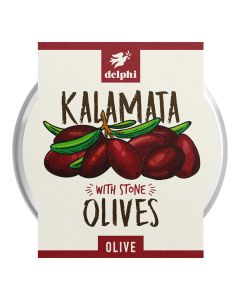 Delphi Foods - Kalamata Olives - 6 x 160g (Min 25 DSL)
