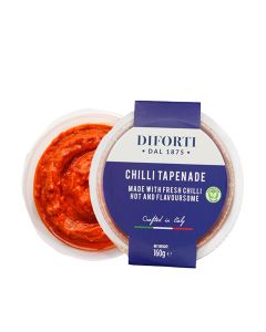 Diforti - Chilli Tapenade - 12 x 160g (Min 40 DSL)