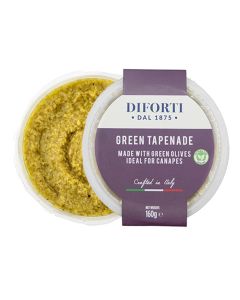 Diforti - Green Olive Tapenade - 6 x 160g (Min 20 DSL)