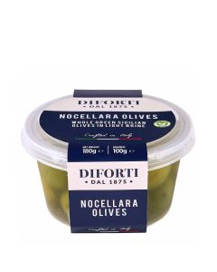 Diforti - Nocellara Olives - 6 x 180g (Min 135 DSL)