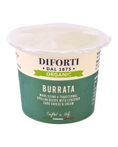 Diforti - Organic Burrata - 8 x 125g (Min 10 DSL)
