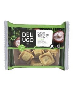 Dell'Ugo - Porcini Mushroom & Spinach Ravioli - 5 x 250g (Min 12 DSL)