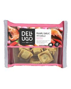 Dell'Ugo - Prawn, Garlic & Chilli Ravioli - 5 x 250g (Min 12 DSL)