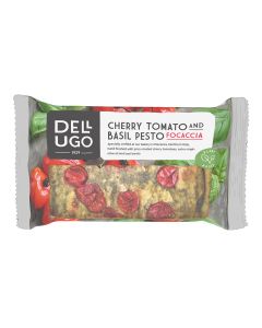 Dell'Ugo - Cherry Tomato & Basil Pesto Focaccia - 6 x 310g (Min 11 DSL)