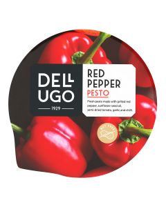Dell'Ugo - Fresh Red Pepper Pesto - 6 x 120g (Min 14 DSL)