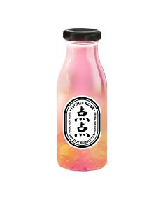 Dot Dot Bubble Tea - Lychee Rose Bubble Tea - 12 x 250ml