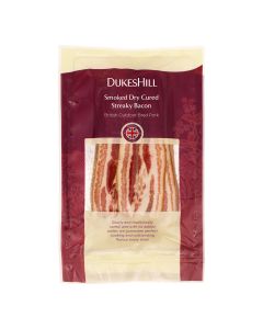 DukesHill - British Outdoor Bred Smoked Streaky Bacon - 8 x 200g (Min 14 DSL)