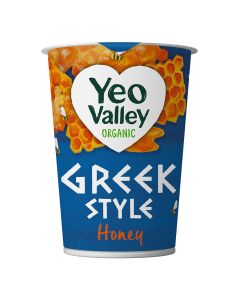 Yeo Valley - Greek Style Yogurt with Honey - 6 x 450g (Min 12 DSL)