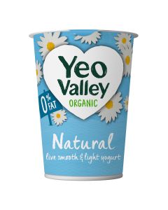 Yeo Valley - 0% Fat Natural Yogurt - 6 x 450g (Min 12 DSL)