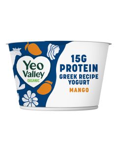 Yeo Valley - Mango Greek Recipe Protein Yogurt - 6 x 200g (Min 10 DSL)
