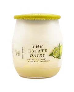 The Estate Dairy - Greek Style Natural Yoghurt with Lemon Curd - 12 x 125g (Min 12 DSL)