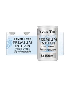Fever Tree - Refreshingly Light Tonic Water - 3 x 8 x 150ml