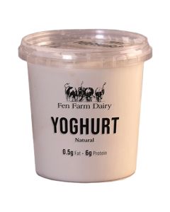 Fen Farm Dairy   -  Natural Yoghurt  - 6 x 400g (Min 21 DSL)