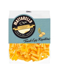 Mattarello - Fresh Egg Rigatoni - 10 x 250g (Min 18 DSL)