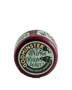 Godminster - Round Vintage Bruton Beauty Organic Cheddar - 8 x 200g (Min 160 DSL)