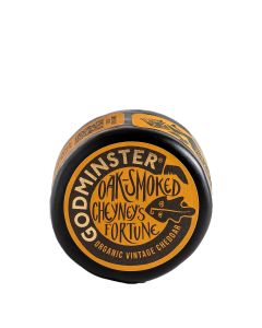 Godminster - Oak-Smoked Cheyney's Fortune Organic Cheddar - 8 x 200g (Min 150 DSL)