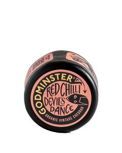 Godminster - Round Red Chilli Devil's Dance Organic Cheddar - 8 x 200g (Min 150 DSL)