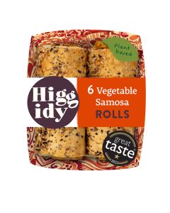 Higgidy - Vegetable Samosa Rolls  - 4 x 160g (Min 5 DSL)